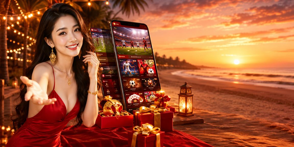 Bờ biển Mũi Né minh họa người dùng theo dõi tỷ lệ kèo thể thao